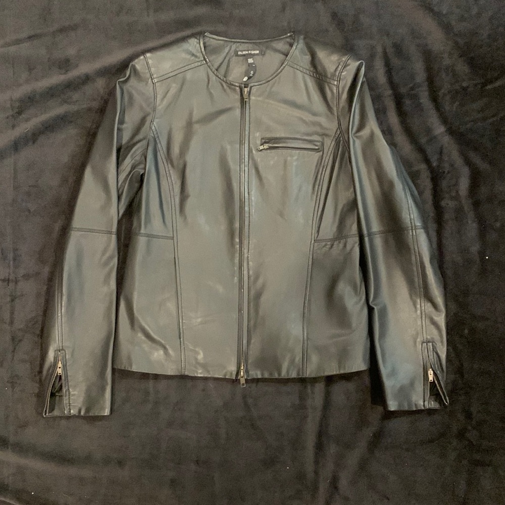 Eileen Fisher Moto jacket